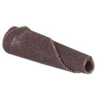 Cartouche de bande abrasive conique ALO, 100 Grain, 3/16" dia., Oxyde d'aluminium, 1" lo, 1/8" Dimension de l'arbre St. Lawrence Industrial & Safety Supply