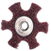 Abrasotex Surface Preparation Star, 4" Dia., Medium Grit, Aluminum Oxide St. Lawrence Industrial & Safety Supply