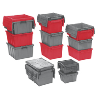 Contenants de distribution Flipak en plastique poly&eacute;thyl&egrave;ne (PE), 19,7" x 11,8" x 7,3", Bleu St. Lawrence Industrial & Safety Supply