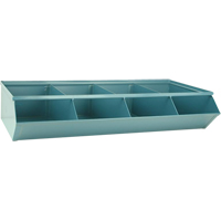 Bacs sectionnels superposables, Cap. 100 lb, 37" la x 18-3/4" p x 7-1/2" h, Bleu St. Lawrence Industrial & Safety Supply