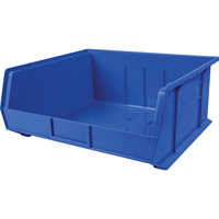 Plastic Bin, 16-1/2" W x 11" H x 18" D, Blue St. Lawrence Industrial & Safety Supply