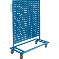 Mobile Bin Racks - Singled Sided, Single-sided, 36" W x 16" D x 46-1/2" H St. Lawrence Industrial & Safety Supply
