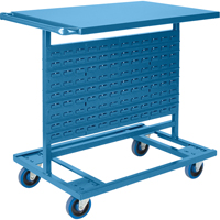 Bin Carts - Cart Only, Double-sided, 24" W x 38-1/2" D x 36-1/2" H St. Lawrence Industrial & Safety Supply