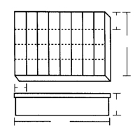 Boîte &agrave; compartiments, Plastique, 32 compartiments, 18-1/2" la x 13" p, 3" h, Gris St. Lawrence Industrial & Safety Supply