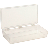 Boîte &agrave; compartiments K-Resin, Plastique, 4" la x 8" p, 1-3/16" h, Transparent St. Lawrence Industrial & Safety Supply