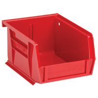Ultra Stack & Hang Bin, 4-1/8" W x 3" H x 5-3/8" D, Red St. Lawrence Industrial & Safety Supply