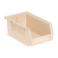 Bacs ultra empilable & suspendable, 4-1/8" la, 3" h x 7-3/8" p, Ivoire St. Lawrence Industrial & Safety Supply