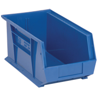 Ultra Stack & Hang Bin, 8-1/4" W x 7" H x 14-3/4" D, Blue St. Lawrence Industrial & Safety Supply