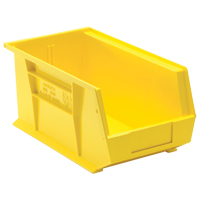 Ultra Stack & Hang Bin, 8-1/4" W x 7" H x 14-3/4" D, Yellow St. Lawrence Industrial & Safety Supply