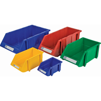Bac empilable & &agrave; suspendre, 7-7/8" la, 7" h x 17-11/16" p, Rouge St. Lawrence Industrial & Safety Supply