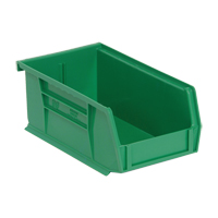 Bacs ultra empilable & suspendable, 4-1/8" la, 3" h x 7-3/8" p, Vert St. Lawrence Industrial & Safety Supply
