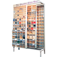 SYST&egrave;ME COULISSANT A/56BACS16"PX74"HX48"LA, 48" la x 18" p x 77" h, 56 bacs St. Lawrence Industrial & Safety Supply