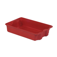 Contenants Stack-N-Nest de Plexton, 14,8" la x 24,3" p x 5,1" h, Rouge St. Lawrence Industrial & Safety Supply