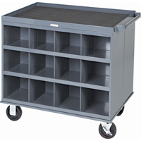 Postes/chariots de travail robustes &agrave; 2 c&ocirc;t&eacute;s, 1000 lb Capacit&eacute;, 34" x la, 32" x ha, 24" p, Enti&egrave;rement soud&eacute; St. Lawrence Industrial & Safety Supply
