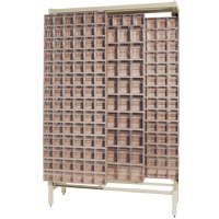 Free-Standing Tip-Out Bins Slider System, 48" W x 18" D x 77" H, 303 Drawers St. Lawrence Industrial & Safety Supply
