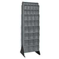 Tip-Out Bins Stand, 23-5/8" W x 16" D x 75" H, 72 Drawers St. Lawrence Industrial & Safety Supply