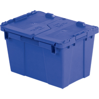 Contenants de distribution Flipak en plastique poly&eacute;thyl&egrave;ne (PE), 15,2" x 10,9" x 9,7", Bleu St. Lawrence Industrial & Safety Supply