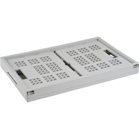 Bac repliable, 21" lo x 14" la x 10,5" h, Gris St. Lawrence Industrial & Safety Supply