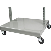 Servante mobile de bacs &agrave; plateaux inclinables - chariot seulement, &agrave; deux c&ocirc;t&eacute;s, 26-1/4" la x 22" p x 57-1/2" h St. Lawrence Industrial & Safety Supply