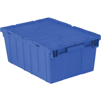 Contenants de distribution Flipak en plastique poly&eacute;thyl&egrave;ne (PE), 21,9" x 15,2" x 9,3", Bleu St. Lawrence Industrial & Safety Supply