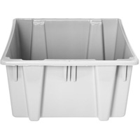 Stack & Nest Palletote Box, 13" x 15.5" x 19.5", Grey St. Lawrence Industrial & Safety Supply