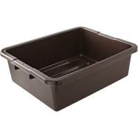 Undivided Bus/Utility Box, 7" H x 21.5" D x 17" L, Plastic, Brown St. Lawrence Industrial & Safety Supply