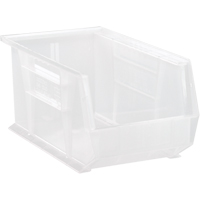 Bac transparent ultra empilable & suspendable, 8-1/4" la, 7" h x 14-3/4" p, Transparent St. Lawrence Industrial & Safety Supply