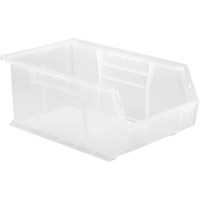 Bac transparent ultra empilable & suspendable, 8-1/4" la, 6" h x 13-5/8" p, Transparent St. Lawrence Industrial & Safety Supply