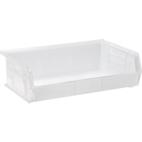 Bac transparent ultra empilable & suspendable, 16-1/2" la, 5" h x 10-7/8" p, Transparent St. Lawrence Industrial & Safety Supply