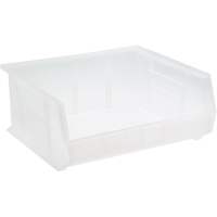 Bac transparent ultra empilable & suspendable, 16-1/2" la, 7" h x 14-3/4" p, Transparent St. Lawrence Industrial & Safety Supply