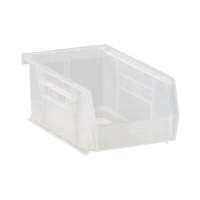 Bacs ultra empilable & suspendable, 4-1/8" la, 3" h x 7-3/8" p, Transparent St. Lawrence Industrial & Safety Supply