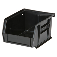 Stack & Hang Bin, 4-1/8" W x 3" H x 5-3/8" D, Black St. Lawrence Industrial & Safety Supply