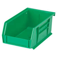 Stack & Hang Bin, 4-1/8" W x 3" H x 7-3/8" D, Green St. Lawrence Industrial & Safety Supply