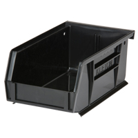 Stack & Hang Bin, 4-1/8" W x 3" H x 7-3/8" D, Black St. Lawrence Industrial & Safety Supply