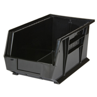 Stack & Hang Bin, 8-1/4" W x 7" H x 14-3/4" D, Black St. Lawrence Industrial & Safety Supply