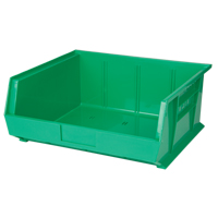 Stack & Hang Bin, 16-1/2" W x 7" H x 14-3/4" D, Green St. Lawrence Industrial & Safety Supply
