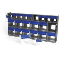 Tilt Bins Unit, 23-5/8" W x 3-5/8" D x 11-1/6" H, 21 Drawers St. Lawrence Industrial & Safety Supply
