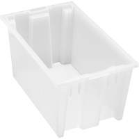Contenant robuste Stack & Nest, 9" x 11" x 18", Transparent St. Lawrence Industrial & Safety Supply
