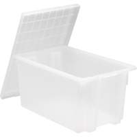 Contenant robuste Stack & Nest, 15" x 19,5" x 29,5", Transparent St. Lawrence Industrial & Safety Supply