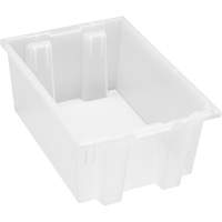 Contenant robuste Stack & Nest, 8" x 13,5" x 19,5", Transparent St. Lawrence Industrial & Safety Supply