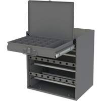Armoire d'entreposage pour fil et borne, Acier, 1 tiroirs, 15-9/16" x 11-7/8" x 16-3/8", Gris St. Lawrence Industrial & Safety Supply