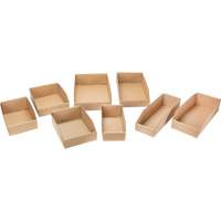 Deep Corrugated Parts Bins, 11-3/4" W x 17-1/4" D x 4-1/2" H, Beige St. Lawrence Industrial & Safety Supply