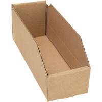 Deep Corrugated Parts Bins, 3-3/4" W x 11-1/4" D x 4-1/2" H, Beige St. Lawrence Industrial & Safety Supply