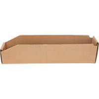 Deep Corrugated Parts Bins, 1-7/8" W x 17-1/8" D x 4-1/2" H, Beige St. Lawrence Industrial & Safety Supply