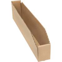 Deep Corrugated Parts Bins, 2-7/8" W x 17-1/4" D x 4-1/2" H, Beige St. Lawrence Industrial & Safety Supply
