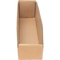 Deep Corrugated Parts Bins, 3-3/4" W x 17-1/4" D x 4-1/2" H, Beige St. Lawrence Industrial & Safety Supply
