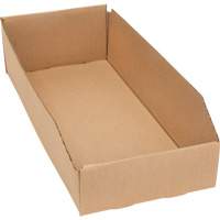 Deep Corrugated Parts Bins, 7-3/4" W x 17-1/4" D x 4-1/2" H, Beige St. Lawrence Industrial & Safety Supply