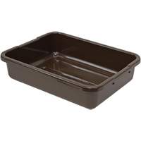 Bac d'entreposage tout usage &agrave; fond rainur&eacute;, 5" ha x 15" p x 21" lo, Plastique, Brun St. Lawrence Industrial & Safety Supply