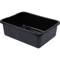 Bac d'entreposage tout usage &agrave; fond rainur&eacute;, 7" ha x 15" p x 21" lo, Plastique, Noir St. Lawrence Industrial & Safety Supply