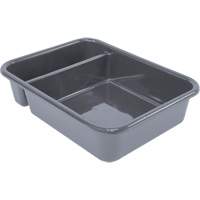 Bac d'entreposage tout usage &agrave; compartiment, 5" ha x 15" p x 20" lo, Plastique, Gris St. Lawrence Industrial & Safety Supply